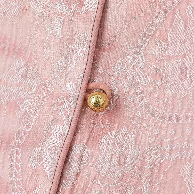 Winter Embroidered Shawl Vest - Thickened Chinese Style Sleeveless Top for Women
