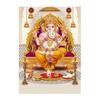 Religion Elephant God India Hinduism Ganesha Painting Canvas Durga Golden Zari Art Poster Prints Living Room Home Decor Pictures