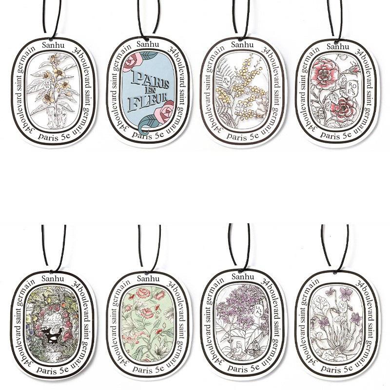 Car Fragrance Tablets Solid Car Air Freshener Mounted Aromatherapy Car Interior Decoration Persistent Air Fragrance