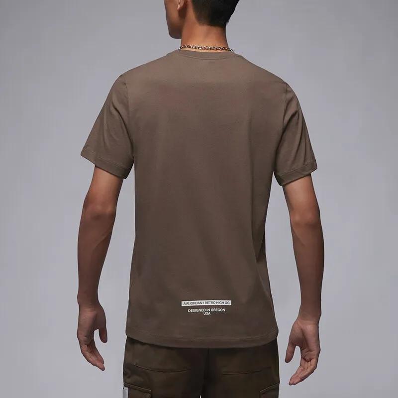 Jordan T Shirt Men's Light Umber (Unisex) T-Shirts FQ6991 274
