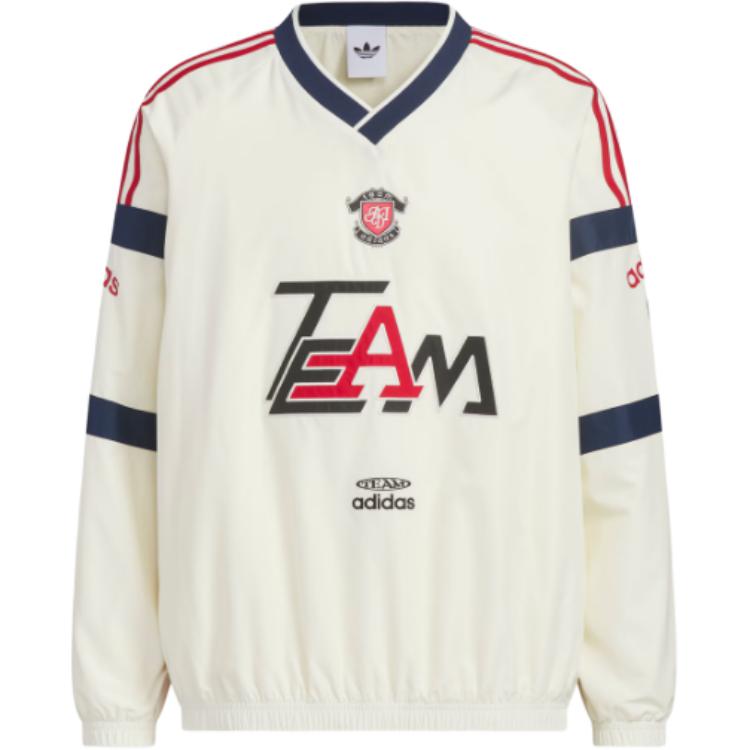 Adidas Originals TEAM WOVEN PULLOVER Sweatshirt Men s KC0112 XL