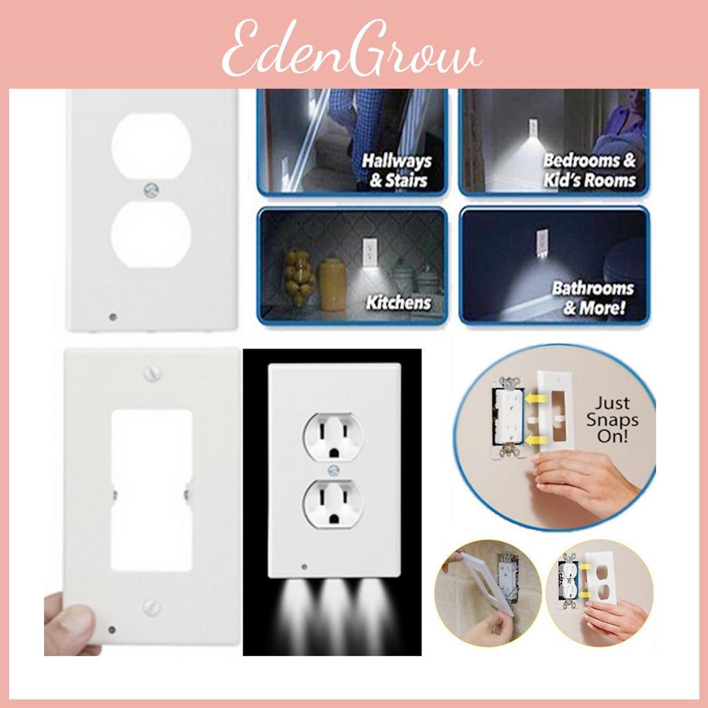 Night Light Plug Inductive Switch Modern Minimalist Design Bedroom Supplie Decor