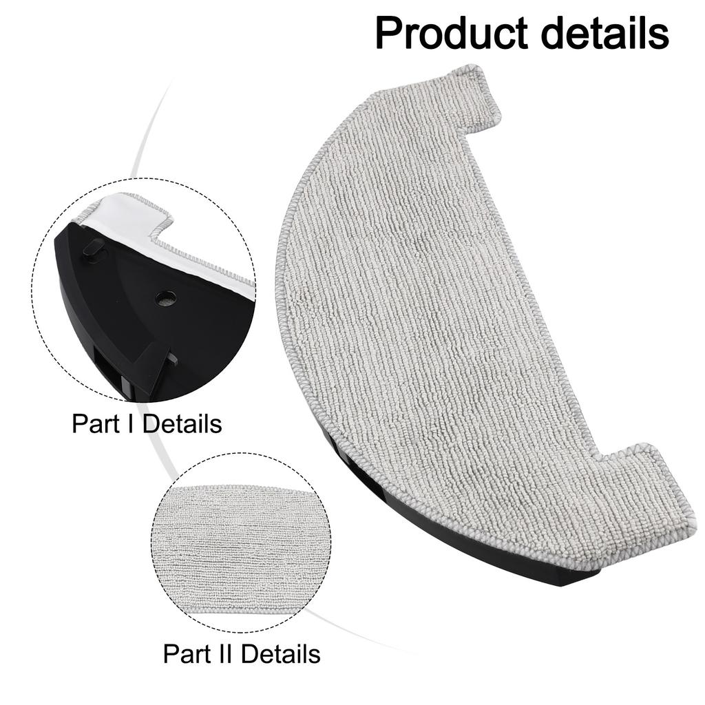 Convenient Mop Attachment Superior Cleaning with Mop Cloths Compatible with For Laresar For L6 Pro Robot Vacuum Cleaner