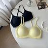 Women's Summer Beauty Back U-shaped Backless Gather Small Breasts Show Big Underwear