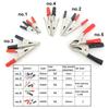 5A 50mm Czerwony Czarny Metalowy elektryczny Krokodylkowy Krokodylkowy zacisk Klipsy Rękojeść Sonda Przewód testowy Gniazdo Złącze 4mm banan wtyk baterii