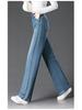 Tencel High-Waisted Wide-Leg Jeans - Women's Spring 2025 Fashion, Loose & Casual Fit.