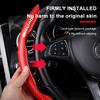 2pcs Carbon Fiber Non-Slip Steering Wheel Cover Car Accessories For Mercedes Benz AMG W212 W205 W246 W177 W176 W213 GLC GLE GLS ML Welcome Projection