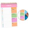 Twin Wire Binding Planner Notebook 104 Pages 5.5x8.66Inch Portable Journal Daily Planner Writing Notepads For Planning