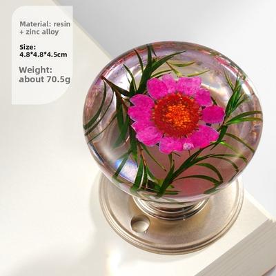 Creative Flower Patterns Cabinet Handle Practical Heavy-Duty Drawer Handle Door Handle Home Decoration