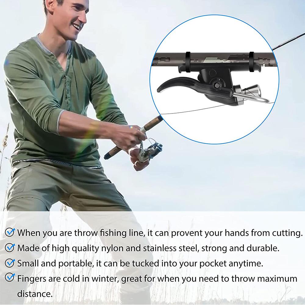 2Pcs Sea Fishing Casting Triggers Bionic Finger for Fishing Finger Protector