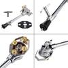 Metal Bass Drum Legs with Nonslip Design Drum Stand Replacement Feet for Secure Percussion Instrument Setup & Stability