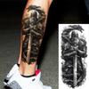 1 Blatt Krieger Spartaner Krieger Ritter Temporäre Tattoos Für Männer Erwachsene Wasserdicht Körperkunst Zeichnung Fake Tattoo Aufkleber Dekor