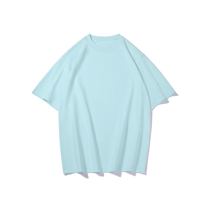Minimalist Fashionable Solid-Color Crew-Neck T-Shirt American Casual Style Versatile Top for Commuting