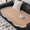 Vintage Irregularity Houndstooth Sofa Covers Plush Sectional Couch Non Slip Sofa Slipcover Furniture Protec Cushion Carpet