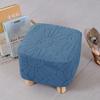 Washable Ottoman Cover Footrest Covers Elastic Seat Protective Case Chair Covers Footstool Protector Covers Without Stool