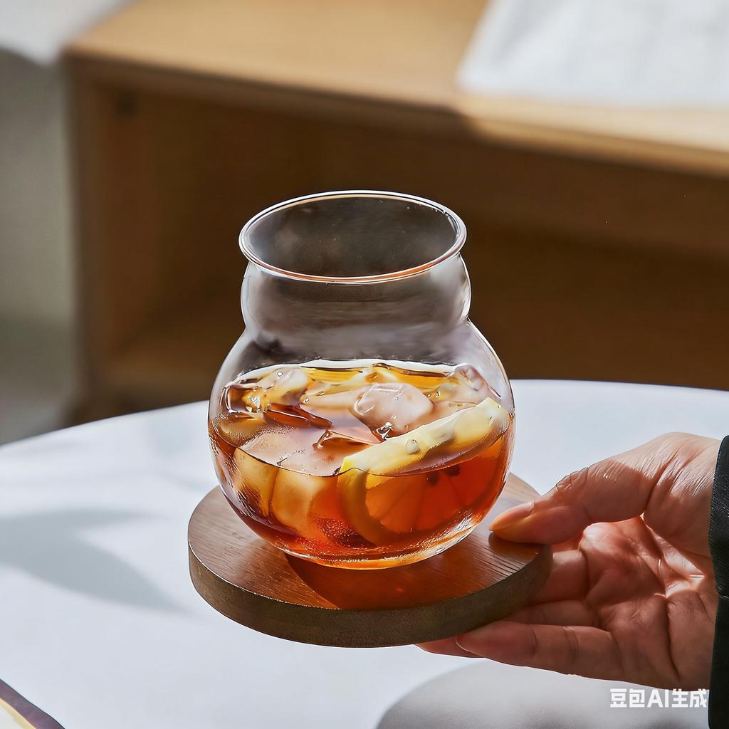 Creative Bulb Shape Glass Cup High Appearance Level Atmosphere Cocktail Coffee Sparkling Water Cup