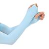 Eis Seide Arm Ärmeln Abdeckung Mit Anti-skid Handschuhe Kühle Seide Anti-Sonnenbrand Elastische Fahren Arm Sommer Eis Hülse muff Abdeckung N6Y2
