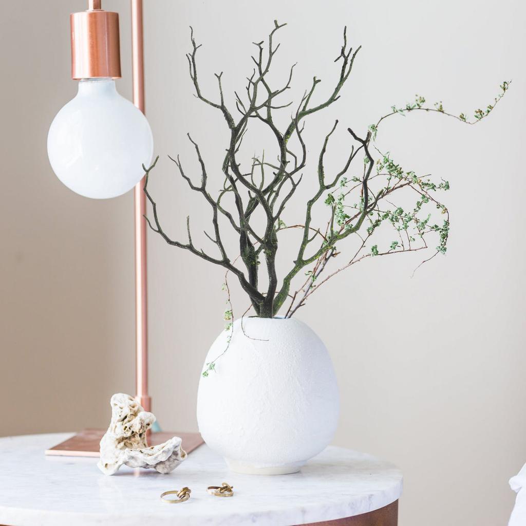 3 Peças Galhos Artificiais de Plástico Galhos de Árvore Falsos Galhadas Realistas Decoração em Forma de Chifre Ideal para Casamento Festival Vaso de Casa