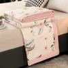 Summer Washed Cotton Quilt Air Conditioning Comforter Soft Breathable Blanket Thin Leaf Print Bedspread Home Textiles