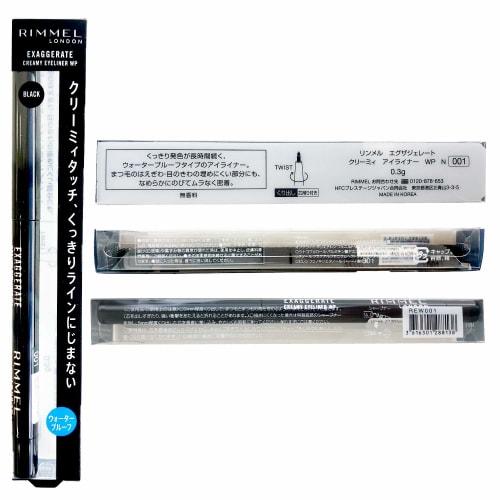 Rimmel Exagerate Creamy Eyeliner WP N 001 Black 1 piece (x 1)