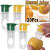 2-20PCS Cute Manual Juicer Mini Fruit Juicer Lemon Squeezer Hand Rotation Squeeze Juices Reamer With Filter Kitchen Tool Gadgets