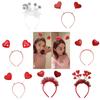 Glitter Sequins Love Heart Headband Hair Hoop Wedding Party Hair Accessories