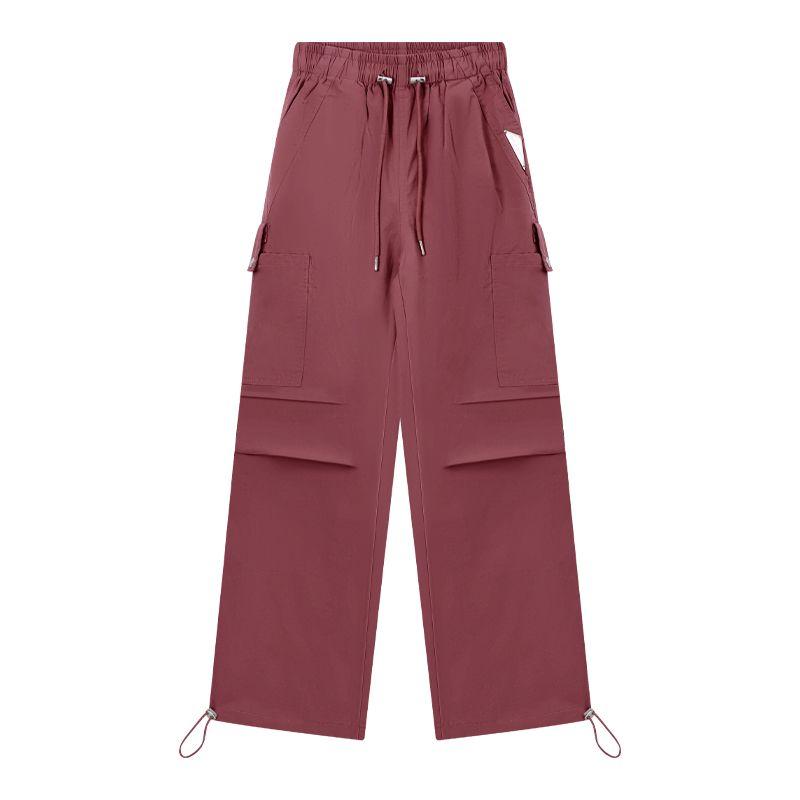 

Kumikumi Elastic Waist Early Spring Two Wear Sports Drawstring Rose extension 2XL