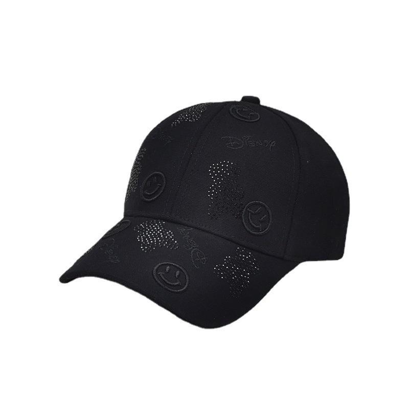 Baseball Smiling Cap Bear Girl Spring Summer Outdoor Sports Shade Breathable
