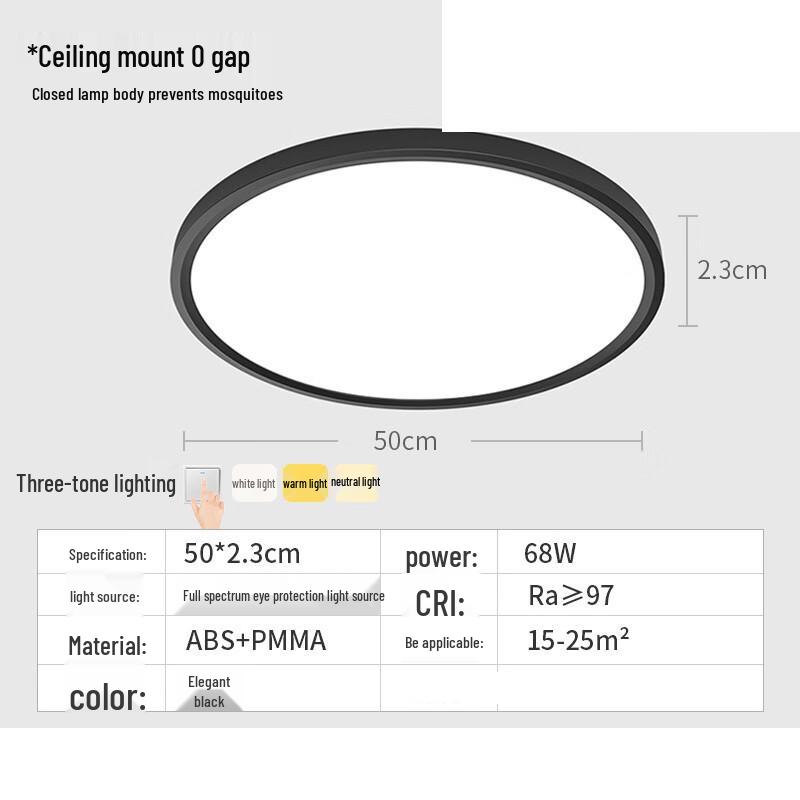 Litai Ultra-thin LED Ceiling Light