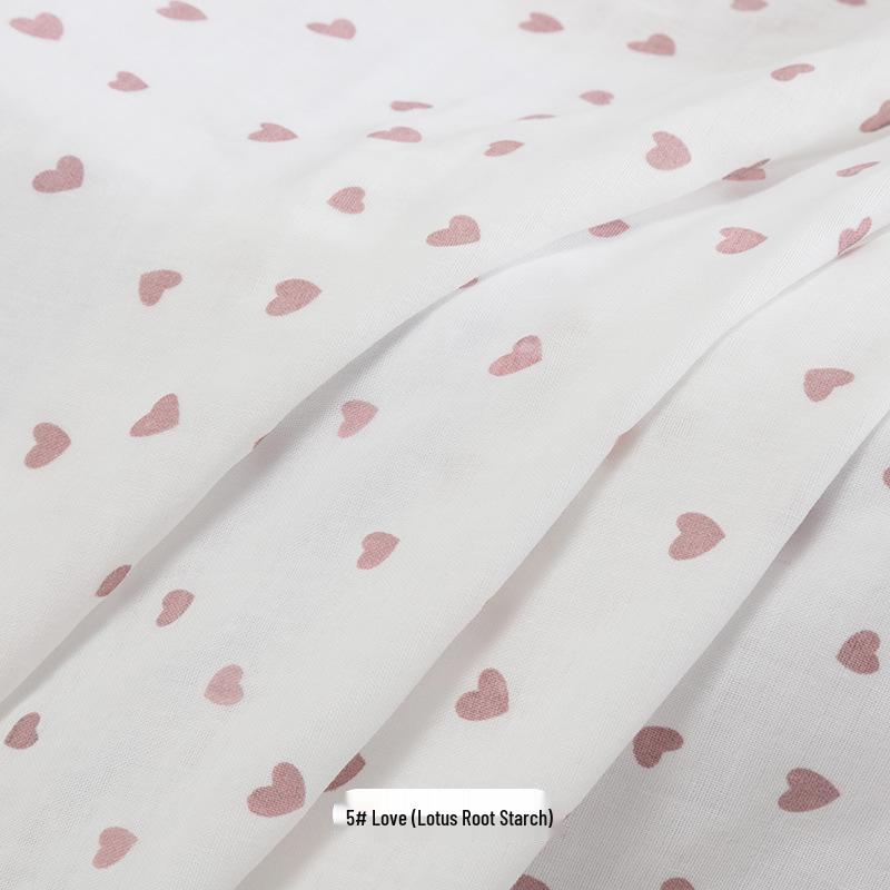 100% Cotton Double Layer Gauze Fabric: Cartoon Baby Pajamas, Drool Bibs, Bath Towels, Fabric Remnants.