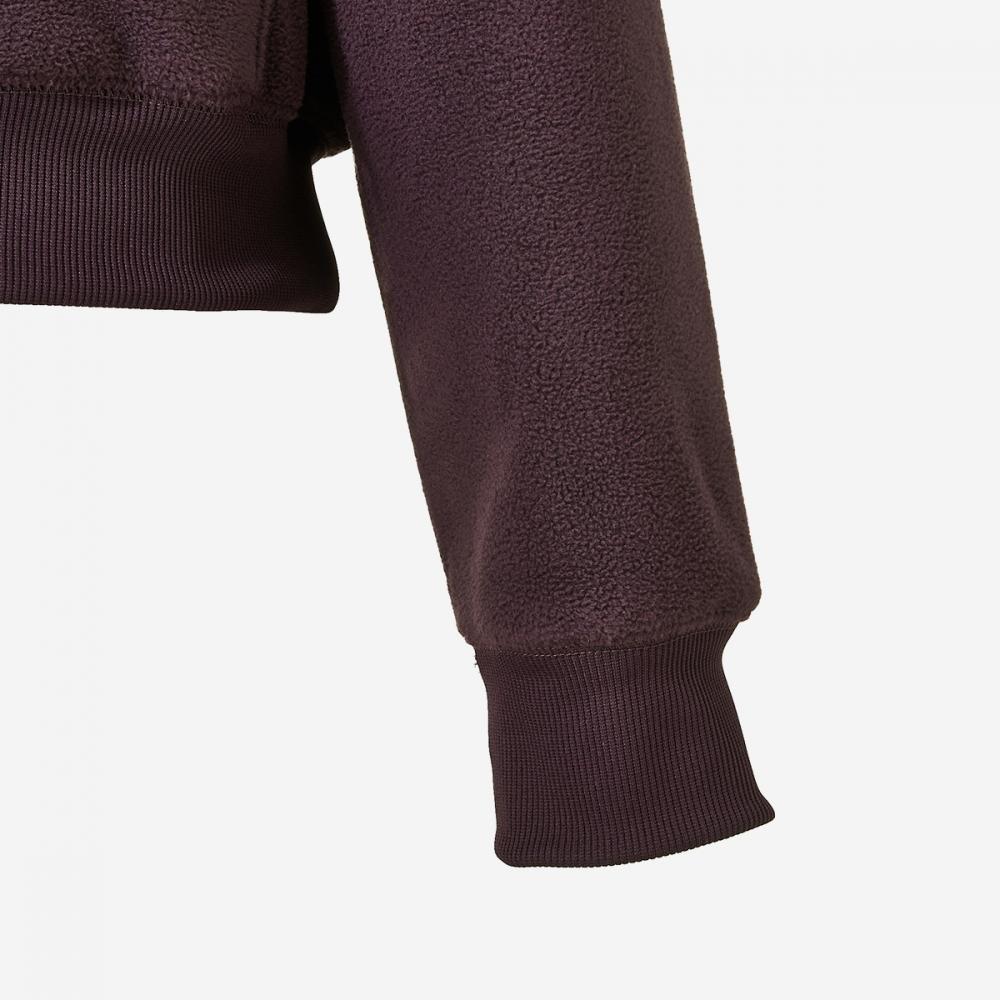 New Balance Women S Polar Fleece Hoodie Zip Up  Overfit  nbmdebS012   75  Purple