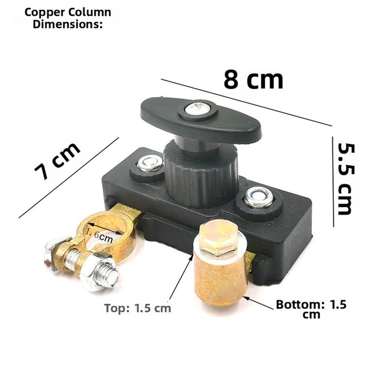 12V/24V Car Battery Isolator Cut Off Switch Truck Anti-Leakage Power Shut Off Disconnect Automatic Circuit Breaker Auto Parts