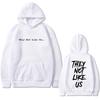 Rappndrick Lamar They Not Like Us Double Sided Print Hoodies Fashion Letter Printed Graphic Sweatshirts Casual Harajuku