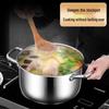 HANDUNYOU 22cm Stainless Steel Saucepan