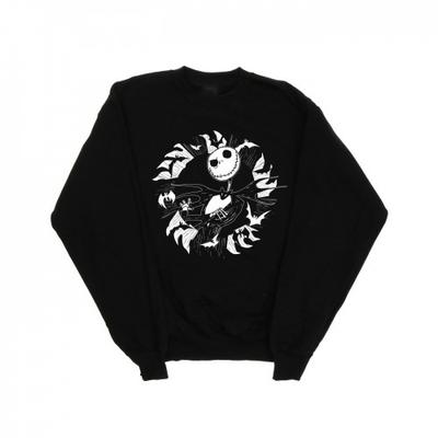 Herren Nightmare Before Christmas Jack Bat Circle Sweatshirt