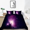 Star Printing Bedding Single Double Bed Full Size 3D Microfiber Universe Printing Pillowcase and Quilt Cover 2/3 Comfortable Home Decoration