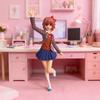 Doki Doki Literature Club Sayori Anime Figure Static Standing Pvc Model Boxed Desktop Decoration Collectible Gift For Anime Fans