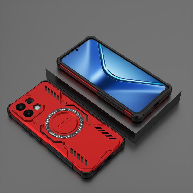 Shockproof Armor Case For Oppo K13 Magnetic Adsorption Wireless Charge Cover For Oppo K13x K12s Case For Oppo K13 Case 6.67 inch