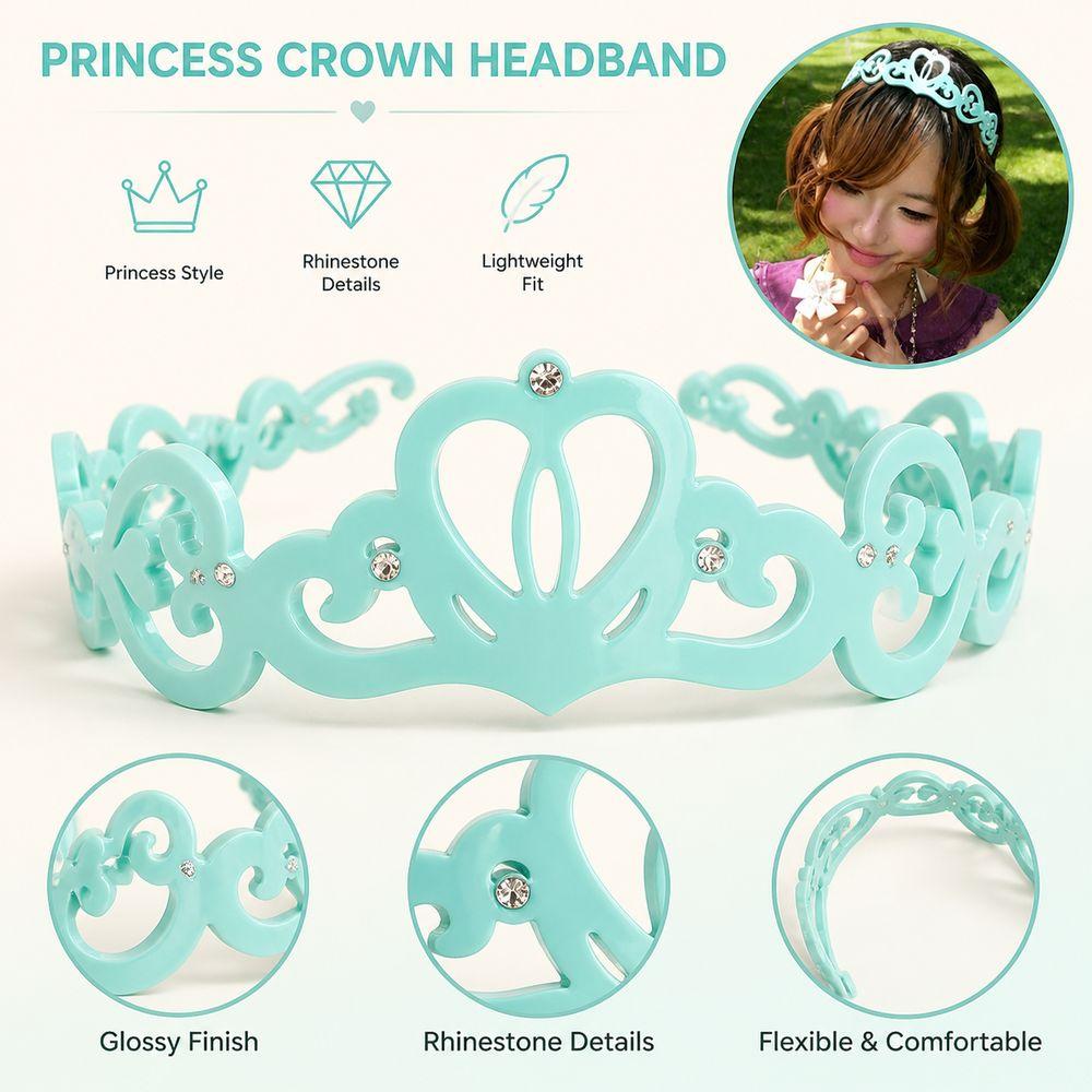 Diamond Ornament Vine Hair Accessory Acetic Acid Material Ornament Hairband for Women