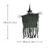 Halloween Hanging Decoration ,Flying with Hats, Festive Scene Setup Accessory Prank Glowing Witch