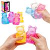 Little Bear Maltose Pinch Stress Relief Ball Relief Anxiety Sensory Tool For Focus Adhd & Office Desk Calming Gadget