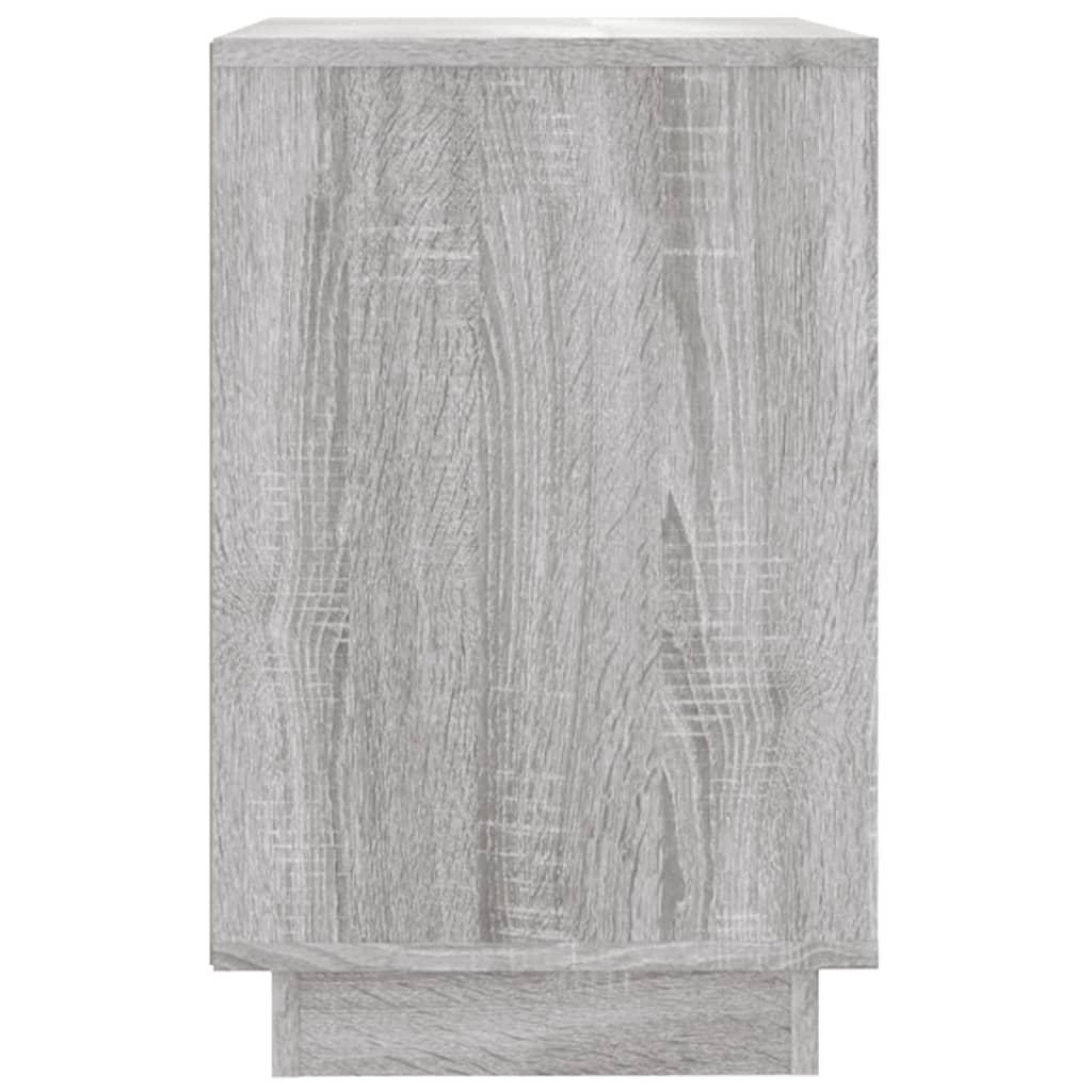 Vidaxl Cabinet, Sonoma Grey Oak, 102X35X55 Cm, Wood-Based Material