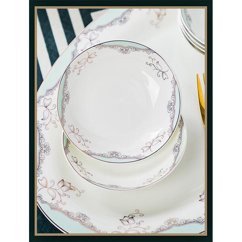 Zestaw ceramicznej zastawy stołowej Qianhua Zhike Jingdezhen