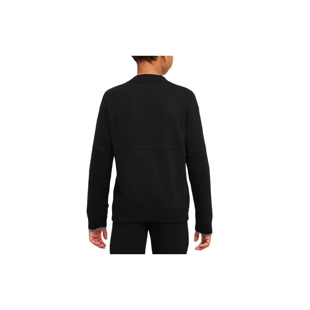 Nike Hoodie Printed Logo Hooded Sports Long Sleeve Kids hoodies Black DQ8819-010