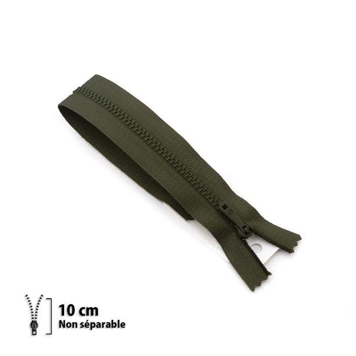 Fermeture éclair pantalon Z13 - Non séparable métallique 4mm - 10 cm