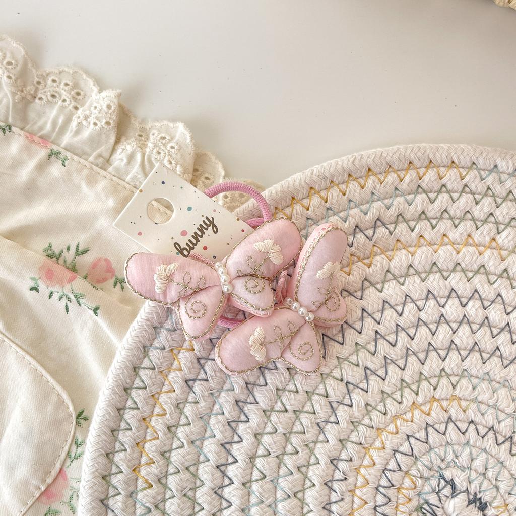 2 Stück/Los Kinder Schmetterling Haarspangen Handgemachte Stickerei Baby Mädchen Süße Haarspangen Haarspangen Haarklammern Haarschmuck Kopfschmuck