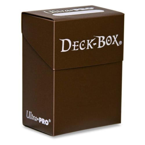 Ultra PRO Deck Box Color: Brown