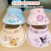 My Melody Sun Visor UV Protection Cute Cartoon Character Hollow Out Breathable Hat for Boys Girls Beach Summer Sanrio Gift