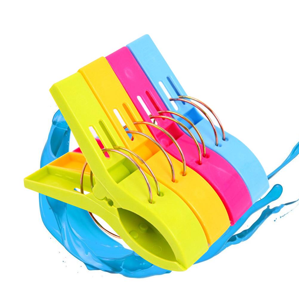 Buy 12pcs Beach Towel Clips Bright Color Beach Clips Cloth Clips for