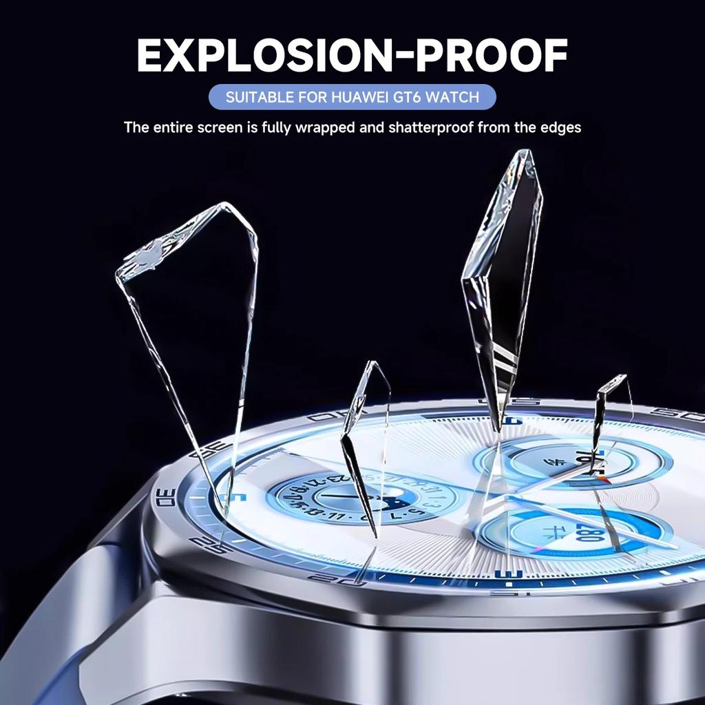 9H Tempered Glass Screen Protector For Huawei Watch GT 6 Pro / 46mm Glass Protection Film For Huawei Watch GT6 41mm Accessories